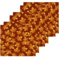 thumbnail image 3 of SKYSONIC Autumn Maple Leaf Cotton Washcloths Set of 2, Highly Absorbent Soft Fingertip Towel for Bathroom, Gym, Hotel and Spa, 12 x 12 Inch, 3 of 7