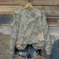thumbnail image 5 of Makaor Women's Sweatshirt Tops Plus Size Crew Neck Tops Camouflage Long Sleeve Pullover Tees Oversized Casual Fall Winter Clothes, 5 of 7