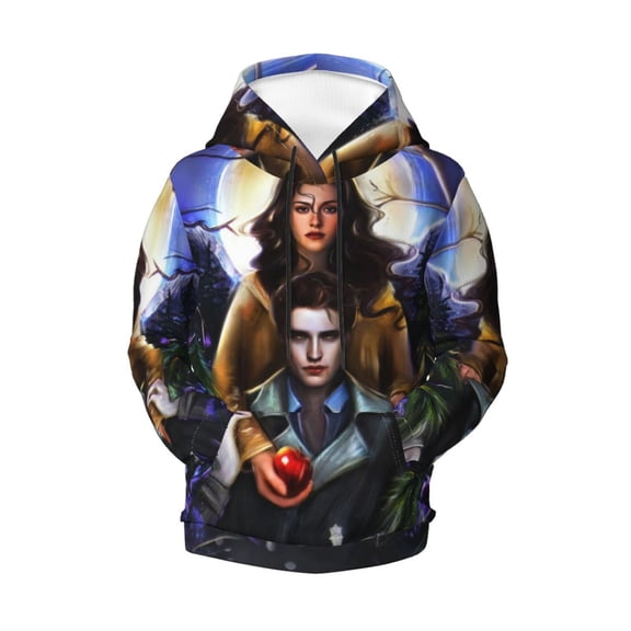 The Twilight Saga Teen Boys Girls Hoodies 3D Printed Hooded Sweatshirts for Kids Long Sleeve Casual Unisex Pullovers with Pockets