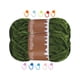 thumbnail image 1 of Funda de almohada tejida a mano con hilo de crochet en una bola de lana de terciopelo agradable y suave, 1 of 5