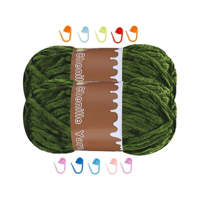 Nilvkv Fil au Crochet Tissé à la Main en Fil de Velours, Fil Doux et Agréable