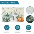 thumbnail image 6 of Fall Placemats Set of 6 Sage Green Pumpkin Place Mats Thanksgiving Placemat Autumn Teal Eucalyptus Leaves Table Mats for Dining Kitchen Table Holiday Dinner Party Home Fall Decorations 13x19 Inch, 6 of 6