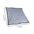 thumbnail image 3 of 90% Shade Fabric Sun Shade Cloth Privacy Screen with Reinforced Grommets for Outdoor Patio Garden Pergola Cover Canopy, 3 of 8