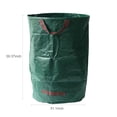 thumbnail image 2 of Bolsas de basura Irfora Bolsa de basura para jardín de 132 galones, bolsa de basura reutilizable para hojas, contenedor de basura Irfora Bolsas de basura, 2 of 7