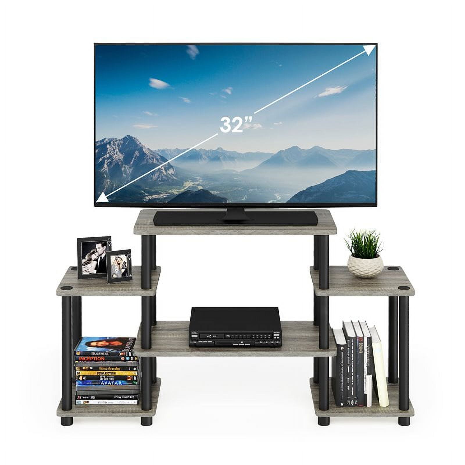 Furinno Turn-N-Tube Entertainment Center, Multiple Color Options