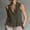 Dark Gray, variant on Babysbule Women's Sleeveless V Neck Ruffle Trim Cotton Tank Top Casual Peplum Blouse for Summer Daily Wear Vacation Dating