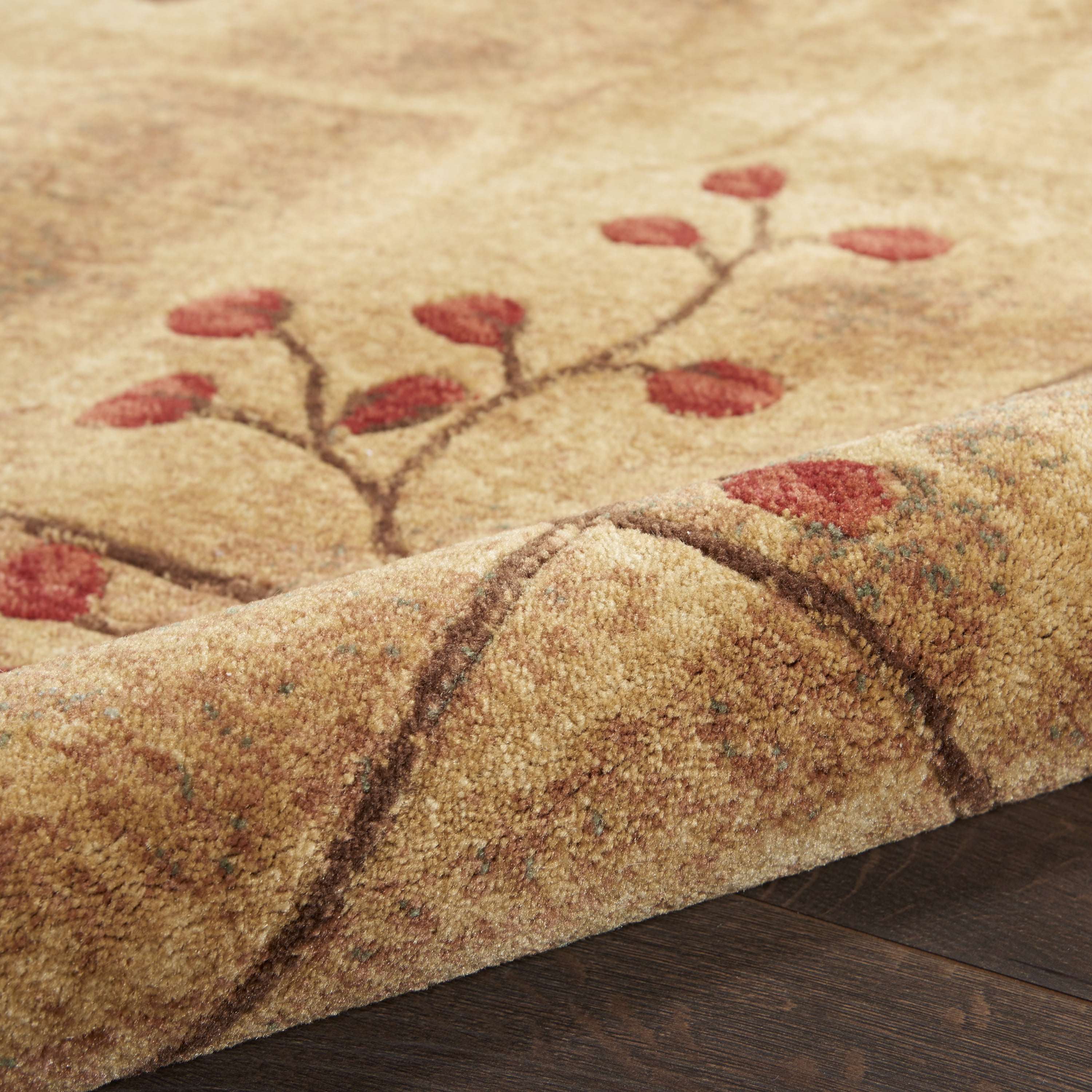 Nourison Somerset Nature Latte 5'3" x 7'5" Area Rug, (5x7)