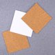 thumbnail image 4 of EeaseMX 36 posavasos de corcho autoadhesivos cuadrados con láminas de corcho para manualidades., 4 of 7