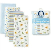 Gerber - Flannel Burp Cloth 4-pack, Blue