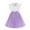 C-11318Purple, variant on TEDOYE Toddler Girls Flutter Sleeve Color Block Princess Dress | Casual Pleated Skirt Summer Fall Outfits Boho Wear, 7-8 Years