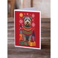 thumbnail image 2 of Glen of Imaal Terrier Holiday Christmas Greeting Cards Pack of 8 7 in x 5 in, 2 of 3