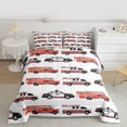 thumbnail image 2 of Homewish Fire Truck Boy 3 Pieces Queen Comforter Set,Car Theme Ultra Soft Bedding Sets,Firefighter Car Bedding Comforter Set,Breathable Home Decor,Reversible, 2 of 8