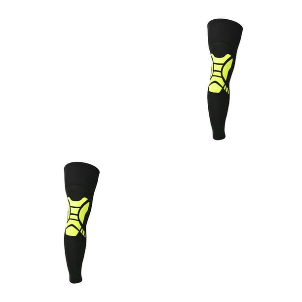 Eigraketly 1X Rodillera Compresión Brace Support Sport Joint Pain Artritis Alivio Negro y Verde L negro y verde L 2piezas