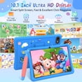 thumbnail image 3 of Kids Tablet, Android 15 Tablet for Kids 10.1 inch Ouad-Core with Case, 64GB 1TB TF Card Expandable for Toddler Children, Parental Control, Dual Camera, WiFi,Gift, Blue, 3 of 11