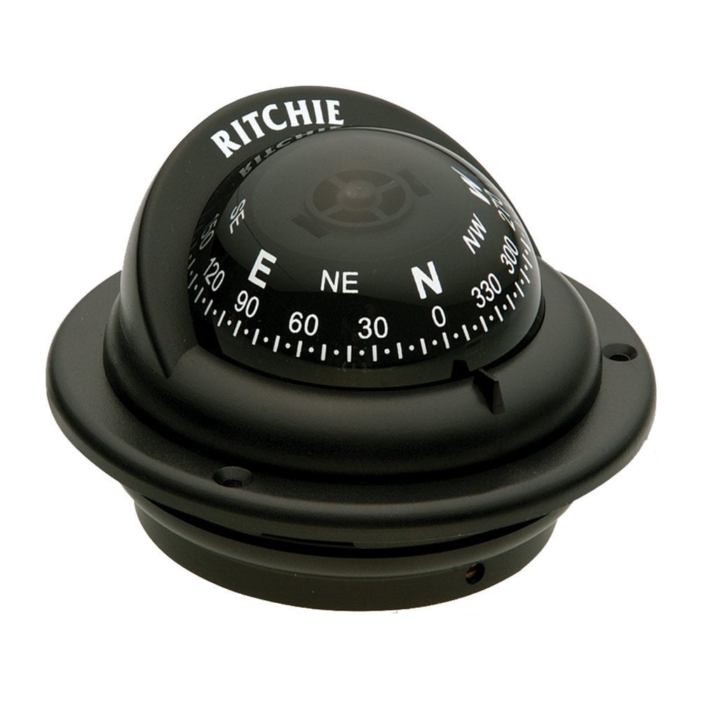 Compass, Flush Mount, 2.25" Dial, Black