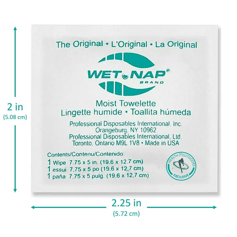 Fresh Nap Disposable Moist Towelettes (7 x 5) White - 1000 Count