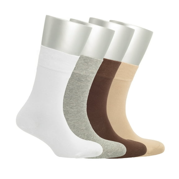 Cosyfeel Women's Dress Socks cotton Seamless Toe Soft Socks-gift box