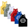 thumbnail image 3 of Luiryar Men Pure Color Fitness Cotton Vest Body Building Stringer Gym Tank Tops M-XXL, 3 of 6