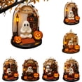 thumbnail image 5 of Clearance Sale! Large Flying Ghost Hanging Decoration 61 Inch, Flowing White Robe Halloween Prop for Porch Tree Indoor Outdoor, 5 of 5