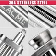 thumbnail image 2 of Pasta Sheet Roller for KitchenAid Stand Mixers, Washable Stainless Steel Pasta Rollers, Pasta Maker Machine Stand Mixer Accessories with Cleaning Brush (Silver), 2 of 6