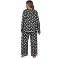 thumbnail image 7 of Cueply Women's Plus Size Pajama Set Long Sleeve Pjs Long Pants Sleepwear Two Piece Loungewear with Pockets, 7 of 7