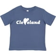 thumbnail image 3 of Inktastic Cleveland Heart Solid White Boys or Girls Toddler T-Shirt, 3 of 5
