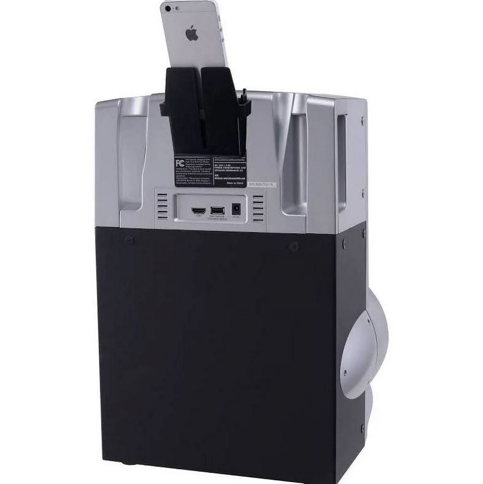 Karaoke USA WK760 All-In-One Wi-Fi Multimedia Karaoke System With 7" LCD Touch Screen, Recording and Bluetooth Speaker