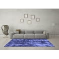 thumbnail image 3 of Ahgly Company Indoor Rectangle Abstract Blue Modern Area Rugs, 8' x 10', 3 of 4