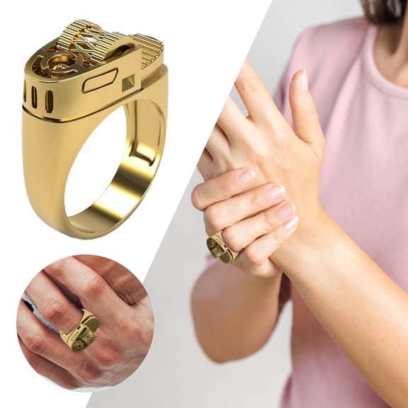 Rings Unique Shaped Ring for Men Women Fashion Punk Gothic Jewelry Accessories Statement Piece Stylish Design