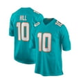 thumbnail image 1 of Maillot Homme Dolphins 10 Hill Blue Broderie NFL Football - LU, 1 of 2