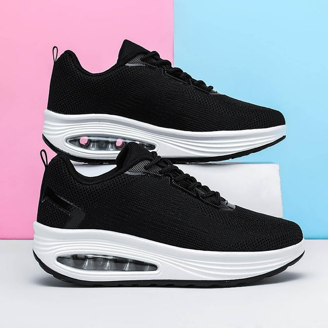 DPTALR Summer Plus Size Casual Mesh Breathable Women's Sports Shoes