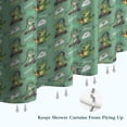 thumbnail image 6 of Green Alligators Icons Pattern Shower Curtain 72"x72" ,Bathroom Decorative Shower Curtains Set with 12 Hooks,Modern Waterproof Washable Shower Curtain, 6 of 6
