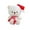 White, variant on Christmas Teddy Bear - Extra Soft Stuffed Animals Toys for Kids, Cute Plush Stuffed Animal Toys Gift for Holiday Party Christmas Decorations, 4x9 inch Stuffed Animals for Girls & Boys