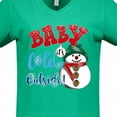 thumbnail image 4 of Inktastic Baby It's Cold Outside Women's V-Neck T-Shirt, 4 of 5