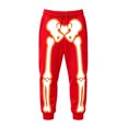 thumbnail image 4 of CONROSES Halloween Mens Baggy Sweatpants Straight Leg Sweat Pants for Men Hallowmas Skeleton Graphic Elastic Waist Drawstring Fall Winter Jogger Trousers with Pocket, 4 of 4