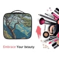 thumbnail image 6 of FORMRS Travel Makeup Bag Large Capacity Train Case Cosmetic Organizer with Adjustable Dividers, Yellow Tree, 6 of 8