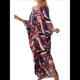 thumbnail image 1 of Vestido Caftán con Estampado Animal para Mujer, Talla Grande, para Playa, Verano 2025 Rojo y Amarillo Talla Única, 1 of 10