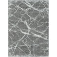 thumbnail image 2 of HR Ultra-Soft Carbon Grey Shaggy Rug with Elegant Marble Pattern  Luxurious High Pile Area Rug for Contemporary Home Dcor, 2 of 6