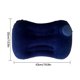 thumbnail image 4 of Eigraketly Vuelo almohada inflable cuello espalda cintura resto PVC flocado viaje portátil cojín de aire, azul carpas azul marino, 4 of 6
