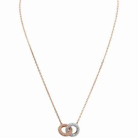 - Swarovski Stone Rose Gold Plated Necklace