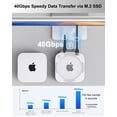 thumbnail image 4 of Caja SSD Mac Mini Dock GEWOKLIY USB4 de 40 Gbps 2024, 4 of 7