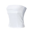 thumbnail image 3 of Gureui Women's Sleeveless Bandeau Bustier Tops Vest, Sexy Vintage Strapless Vertical Stripes Tank Tops Party Nightclubs Camisole Clubwear, 3 of 8