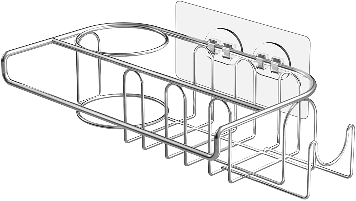 4 in 1 Sink Sponge Holder, Sponge Holder + Brush Holder + Dishcloth