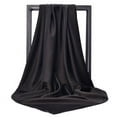 thumbnail image 4 of Cheers.US Headscarf ,Women Headscarf Square Soft Imitation Silk Solid Color Scarf Head Wrap Shawl for Daily Life, 4 of 5