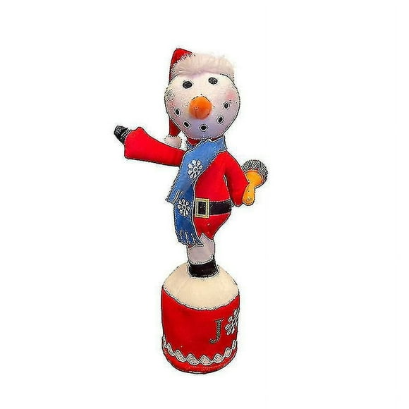 36cm Christmas Snowman# Talking Dancing Cactus Usb Christmas Toys