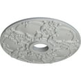 thumbnail image 3 of Ekena Millwork 18"OD x 3 1/2"ID x 1 3/8"P Norwich Ceiling Medallion (Fits Canopies up to 4 1/2"), Hand-Painted Frost, 3 of 6