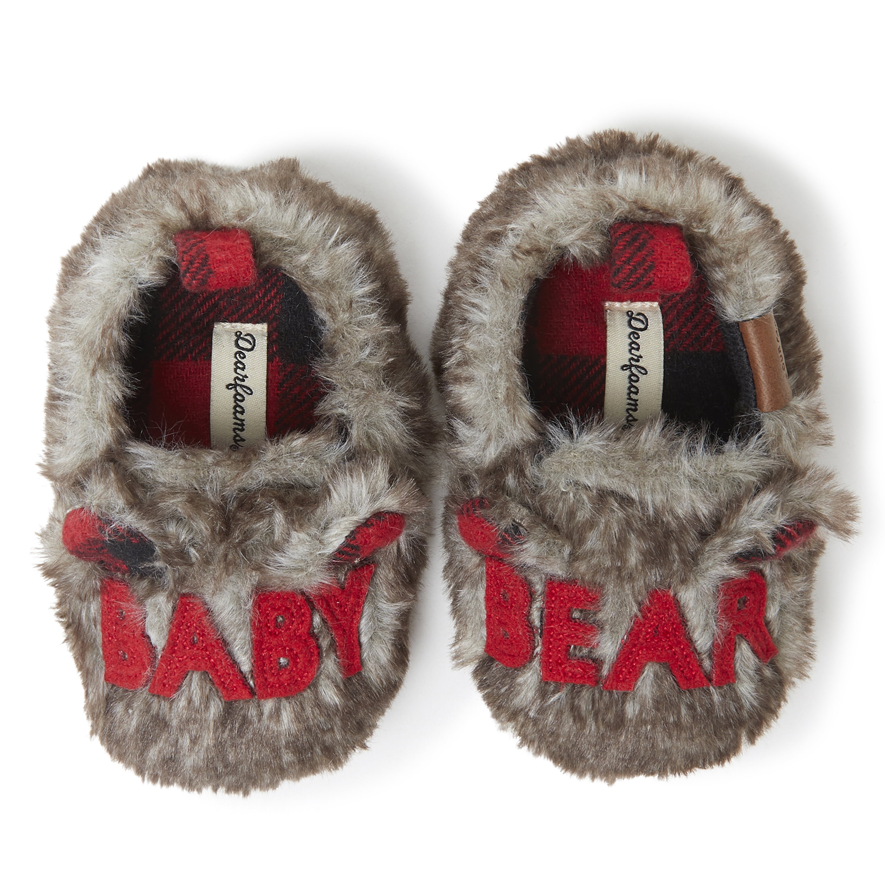 Dearfoams DearfoamsBaby Baby Bear Closed Back Slippers