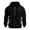 Black, variant on Chiccall Half Zip Fleece Hoodies for Men Casual workout Hooded Drawstring Sweatshirts with Pocket