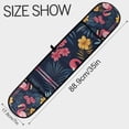 thumbnail image 3 of Yayeee Double Oven Mitt Kitchen Heat Resistant Baking 35" x7" Quilted Glove, Red Floral Flamingo, 3 of 6