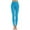 Blue, variant on Yoga Leggings for Women Comfy Leisure Skinny Yoga Leggings Stretch Elastic High Waist 7/8 Length Trousers Solid Leggings for Ladies Seamless Beach Blue